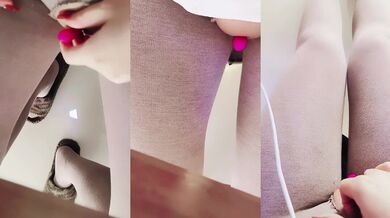 【戈雅】超美御姐白虎一线天商场开档跳蛋 自慰喷水刺激 (2)